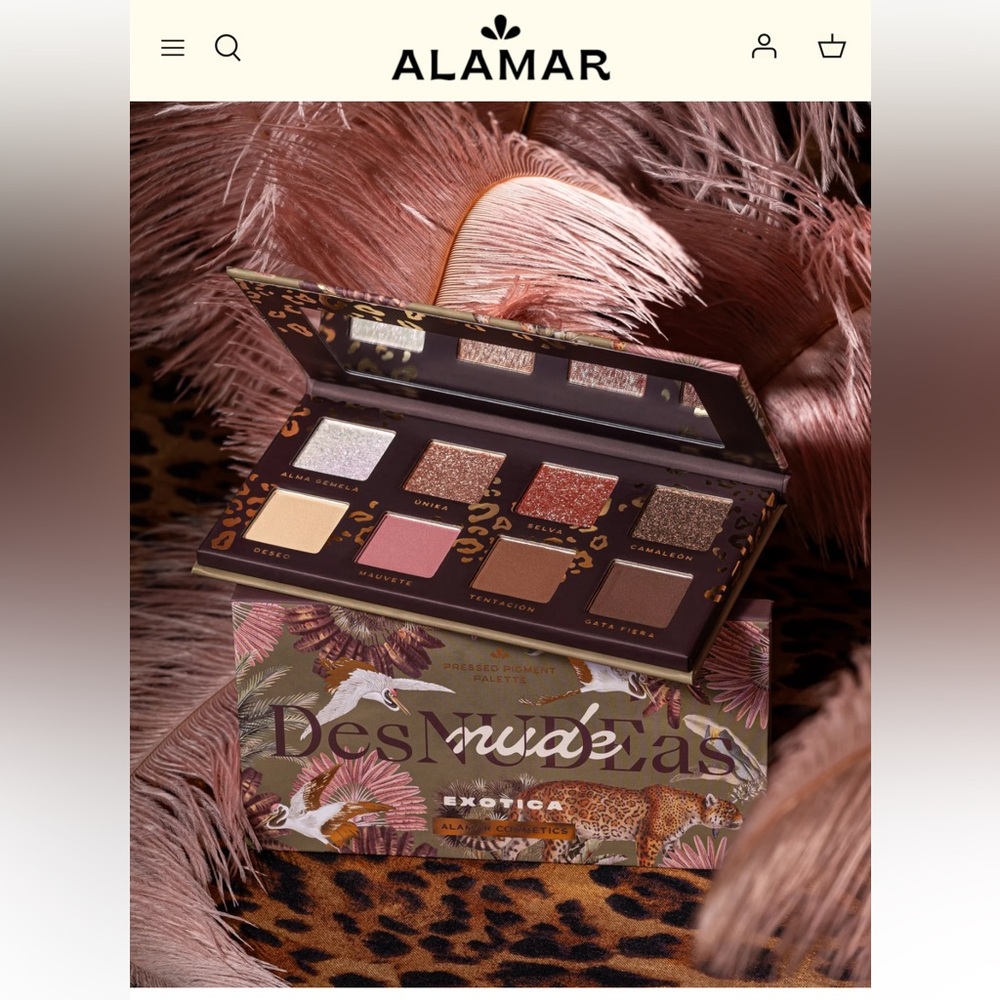 ALAMAR-Exotica Eyeshadow Palette - Multicolor